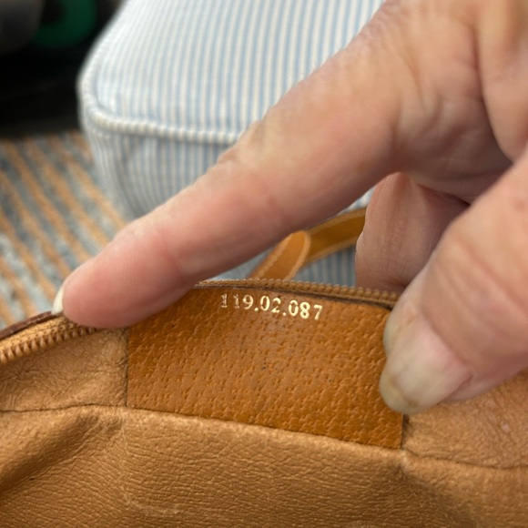 Gucci Vintage Brown and Tan with mini GG Monogram Pattern bag - Picture 3 of 6